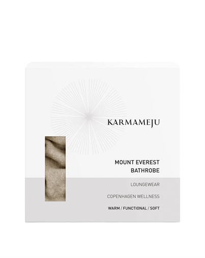 Karmameju - Mount Everest Fleece Badekåbe - Beige